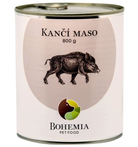 BOHEMIA Kančí maso ve vlastní šťávě 800g