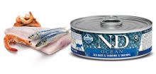N&D CAT OCEAN Adult Sea Bass & Sardine & Shrimps 80g (3)
