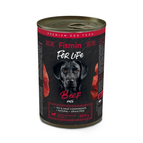 Fitmin For Life hovězí konzerva pro psy 400g