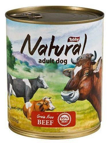 TOBBY konzerva Natural Beef 405g