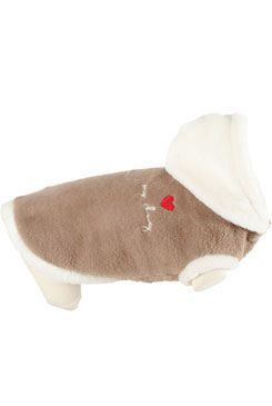 Obleček s kapucí pro psy TEDDY béžový Zolux