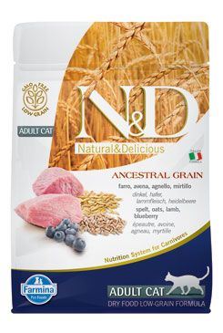 N&D Low Grain CAT Adult Lamb & Blueberry 300g