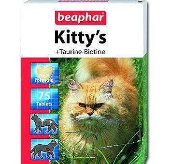 Beaphar Kittys s taurinem a biotinem 75tbl