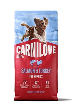 Carnilove Active Dog Salmon & Turkey for Puppies 12kg