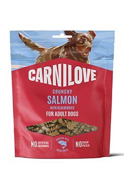 Carnilove Dog Crunchy Snack Salmon with Blueberries with fresh meat 200g