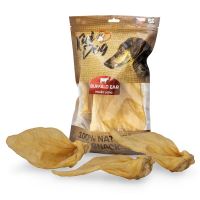 KIDDOG 100% Natural Snack, hovězí ucho přírodní 5 ks / 250 g (1)
