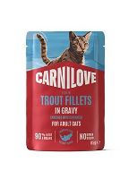 CARNILOVE Cat POUCH GRAVY rich in Trout enriched with Echinacea 85g (1)