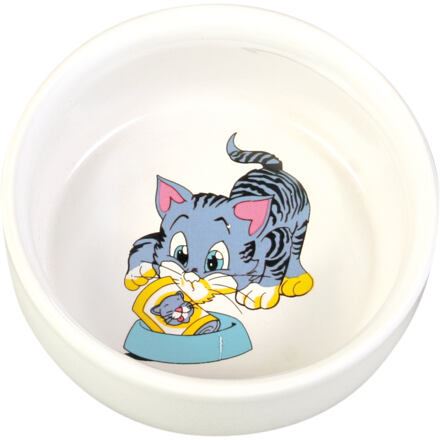 Porcelánová malovaná miska pro koťata, Trixie