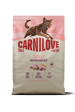 Carnilove True Fresh Cat Turkey for Sterilised Adult 2kg