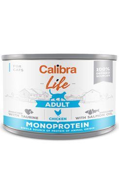Calibra Cat Life  konzerva Adult Chicken 200g