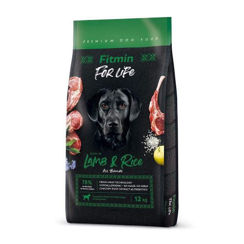 Fitmin dog For Life Lamb & Rice 12kg + 1kg