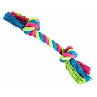 HIP HOP uzel bavlněný 2 knoty 30cm/140g růžová, modrá, zelená (1)