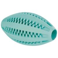 DENTAfun RUGBY míč s mátou 11cm TRIXIE (1)