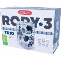 Klec křeček Rody 3 TRIO modrá 41x27x53cm Zolux (1)