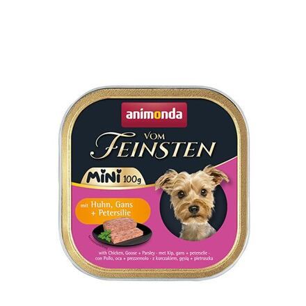 ANIMONDA paštika Vom Feinsten MINI - kuře, kachna, petržel pro psy 100g