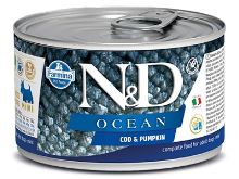 N&D DOG OCEAN Adult Codfish & Pumpkin Mini 140g (1)