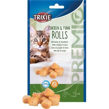PREMIO Chicken & Tuna Rolls - válečky s tuňákem a kuřetem,  50g