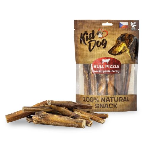 KIDDOG 100% Natural Snack, hovězí penis 12 cm / 200g