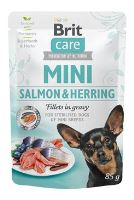 Brit Care Dog Mini Salmon&Herring steril fillets 85g Brit Care Dog Mini Salmon&Herring steril fillets 85g
