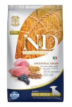 N&D Low Grain DOG Puppy Mini Lamb & Blueberry 7kg