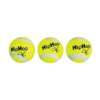 Balení-tenisový míček s rolničkou 4cm HipHop Cat (3 ks v balení) (1)