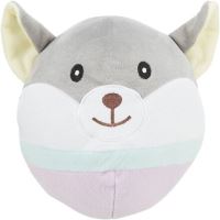 Trixie JUNIOR Bear, plyšová medvědí hlava pro štěňata,  20cm (1)