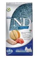 N&D OCEAN DOG Adult Mini Salmon & Cod & Melon 7kg N&D OCEAN DOG Adult Mini Salmon & Cod & Melon 7kg