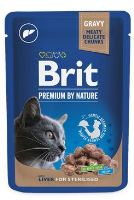 Brit Premium Cat kapsička Liver for Sterilised 100g Brit Premium Cat kapsička Liver for Sterilised 100g