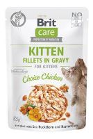 Brit Care Cat Fillets in Gravy Kitten Choice Chicken 85g Brit Care Cat Fillets in Gravy Kitten Choice Chicken 85g