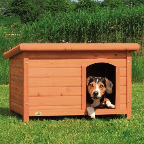 Bouda pro psa dřevěná rovná střecha Trixie