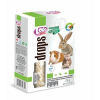 LOLO dropsy mléčno-medové pro hlodavce 75g (1)