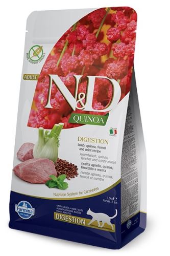 N&D Grain Free Quinoa CAT Digestion Lamb & Fennel 1,5kg