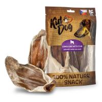 KIDDOG 100% Natural Snack, jehněčí ucho se srstí 12 - 16 cm / 2 ks KIDDOG 100% Natural Snack, jehněčí ucho se srstí 12 - 16 cm / 2 ks