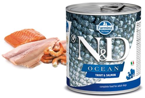 N&D DOG OCEAN Adult Trout & Salmon 285g