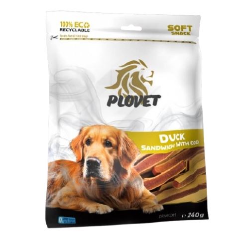 Plovet Kachní Sendvič s Treskou 240g