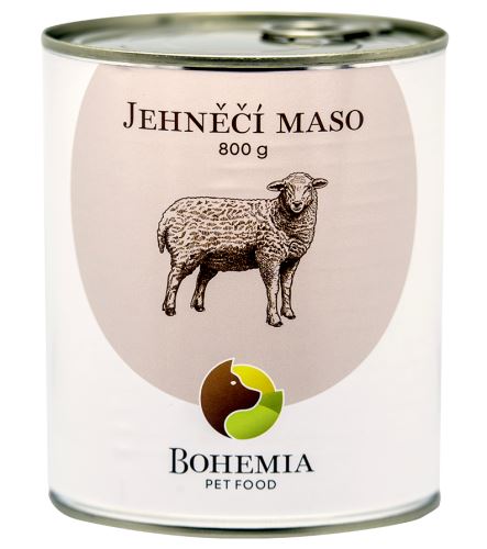 BOHEMIA Jehněčí maso ve vlastní šťávě 800g