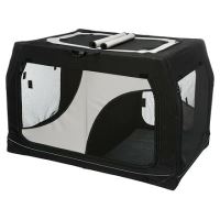 Trixie Vario Double Nylonový přepravní box 91x60x61/57 cm černo-šedý (1)