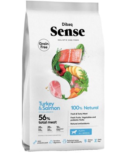SENSE FRESH PUPPY Salmon & Turkey 12kg