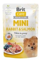 Brit Care Dog Mini Rabbit&Salmon fillets in gravy 85g Brit Care Dog Mini Rabbit&Salmon fillets in gravy 85g