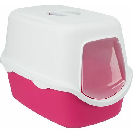 WC VICO kryté s dvířky, bez filtru 56x40x40cm, růžová/bílá