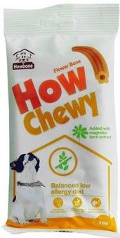 Pochoutka dentální How Chewy Flower Bone 70g