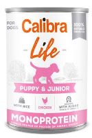 Calibra Dog Life  konzerva Puppy&Junior Chicken&rice 400g (1)