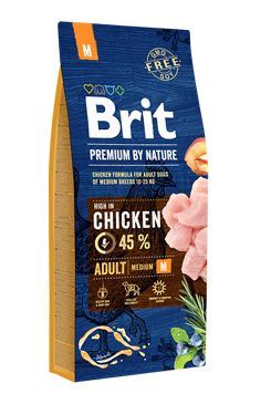 BRIT Premium by Nature Adult M 15kg
