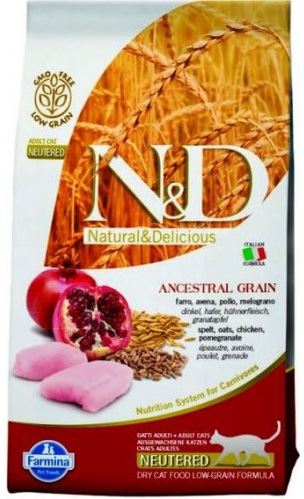 N&D Low Grain CAT Neutered Chicken & Pomegranate 300g