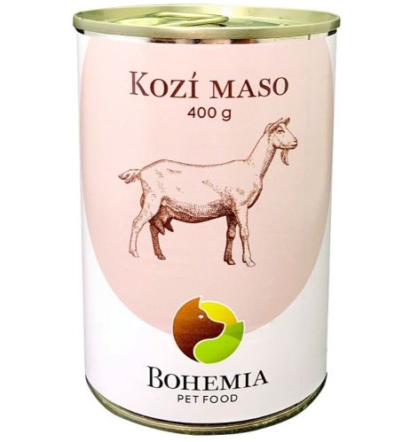BOHEMIA Kozí maso ve vlastní šťávě 400g