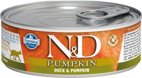N&D CAT PUMPKIN Adult Duck & Pumpkin 80g