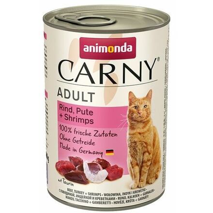 ANIMONDA konzerva CARNY Adult hovězí, krůta + ráčci 400g