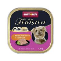 ANIMONDA paštika Vom Feinsten MINI Senior - kuře, králík, bazalka pro psy100g ANIMONDA paštika Vom Feinsten MINI Senior - kuře, králík, bazalka pro psy100g