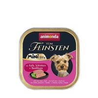ANIMONDA paštika Vom Feinsten MINI - telecí, šunka, bazalka pro psy 100g (1)