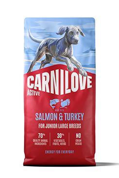 Carnilove Active Dog Salmon & Turkey for Junior L 12kg